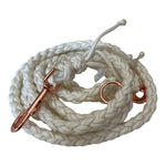 Paracord Halsband white flower - doggiescouture.at