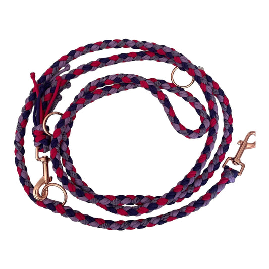 Paracord - Leine 275 cm lilac & pink - doggiescouture.at