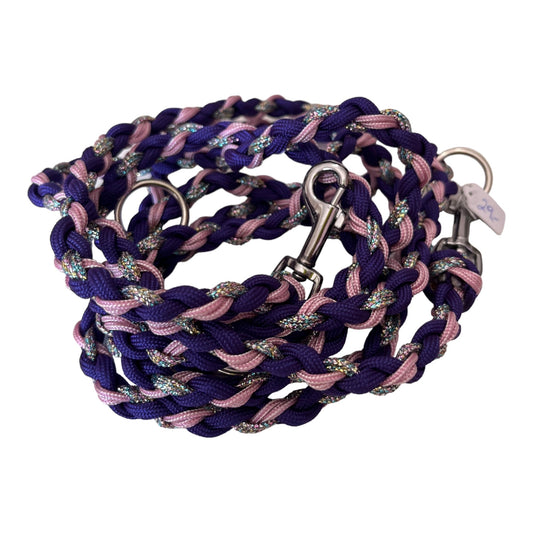 Paracordleine slim violet - doggiescouture.at