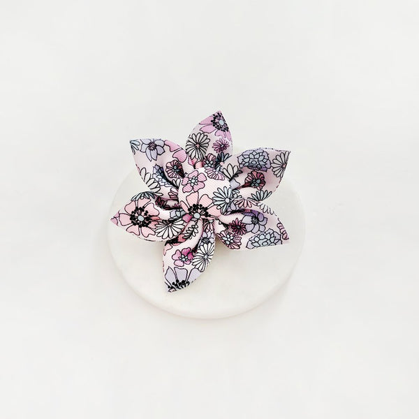 Pastellfarbene Blumen Halsband Blume – doggiescouture.at