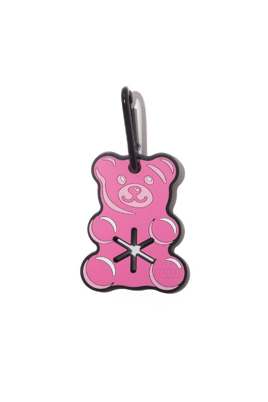 Pinkfarbener Hundekotbeutelhalter mit Poopy - Schlaufe - doggiescouture.at