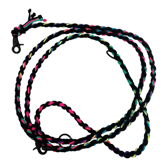 Slim Paracord - Leine 220 cm neon double - doggiescouture.at