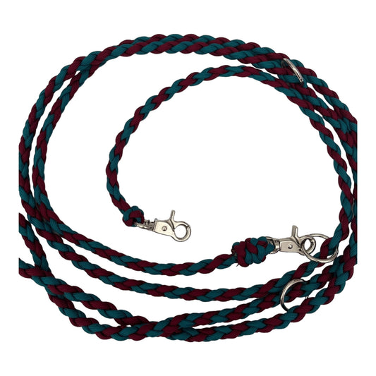 Slim Paracord - Leine 220 cm petrol - doggiescouture.at