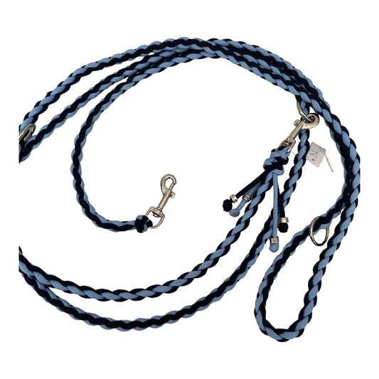 Slim Paracord - Leine 245 cm blue - doggiescouture.at