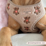 Theo verstellbarer Halsgurt mit Stickerei Teddy - doggiescouture.at
