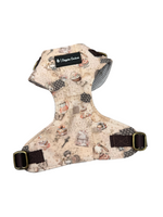 Vollbrustgeschirr 2.0 „Vintage Poetry“ von Doggies Couture in romantischem Vintage-Design mit zarten Blumenmotiven in Rosé- und Beigetönen. Das weich gepolsterte Hundegeschirr verfügt über zwei D-Ringe, zwei frostsichere Klickverschlüsse und sorgt für hohen Tragekomfort sowie eine optimale Druckverteilung am Brustkorb. Handgefertigtes Hundegeschirr für stilbewusste Hunde und ihre Menschen. 🐾🌸