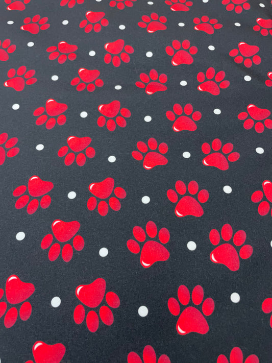 Training blanket red paws 50x70 cm